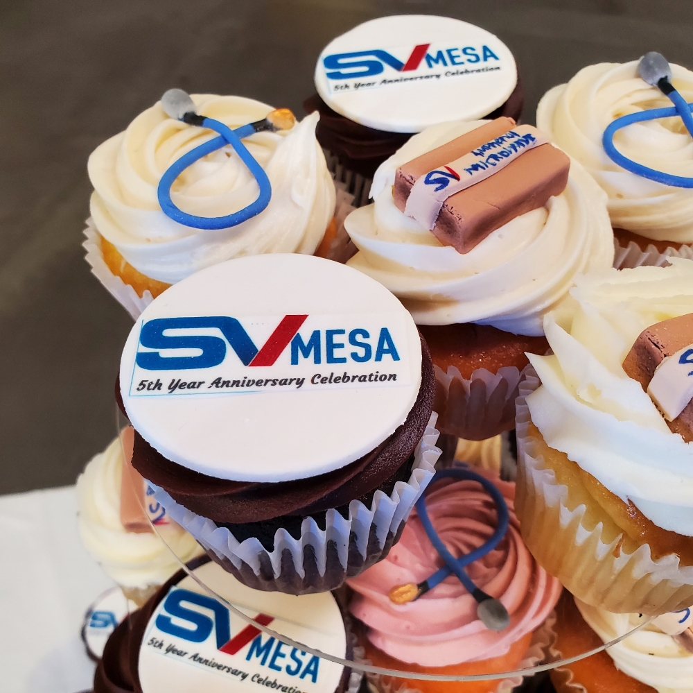 Cupcakes representing the first cables shipped out in 2019